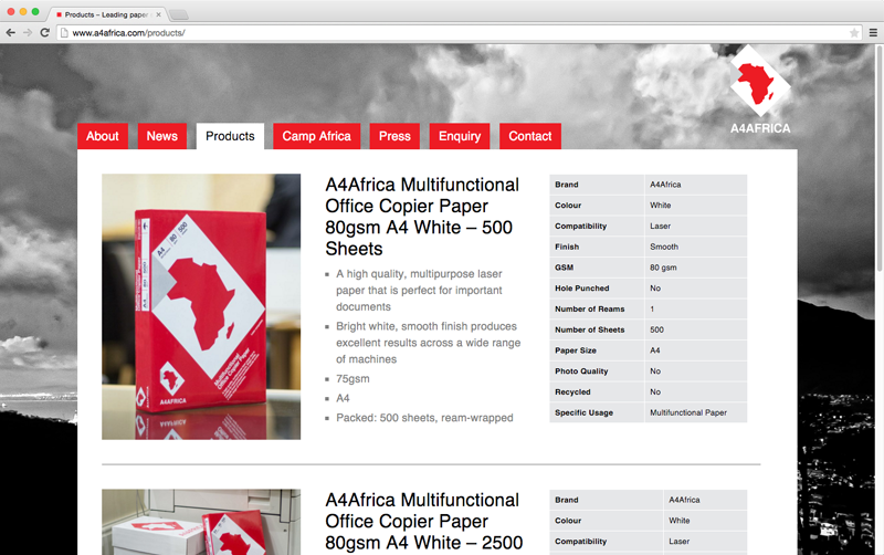 A4africa Website