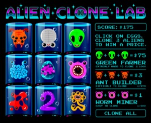 Alien Clone Lab Game