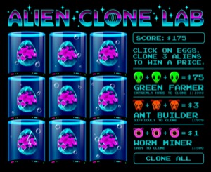 Alien Clone Lab Game