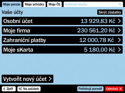 Ceska Sporitelna Ui Design