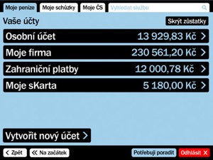 Ceska Sporitelna Ui Design