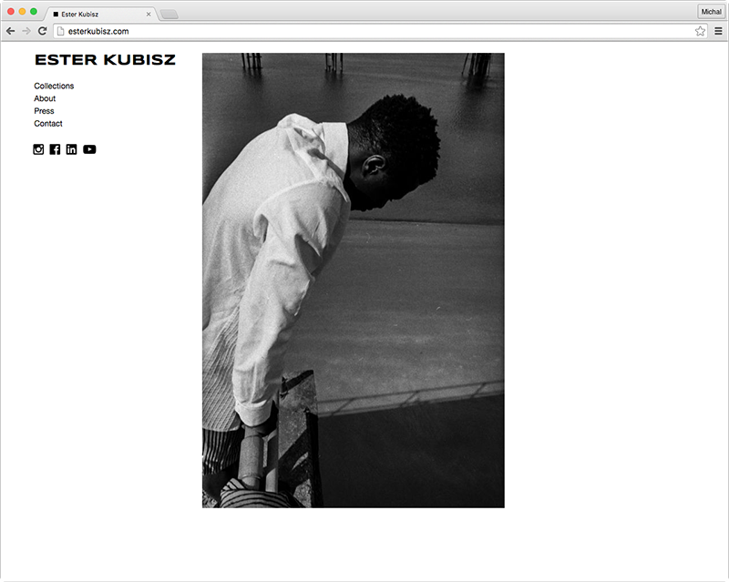 Ester Kubisz Website