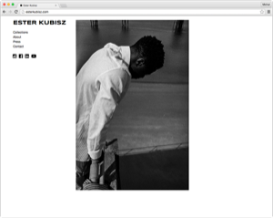 Ester Kubisz Website