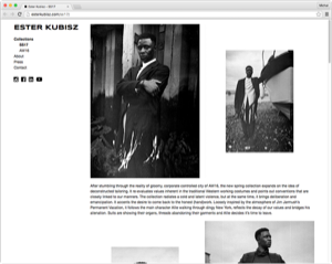 Ester Kubisz Website
