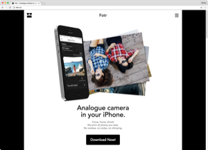 Analogue Camera In Your Iphone 6