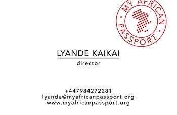 My African Passport Business Card