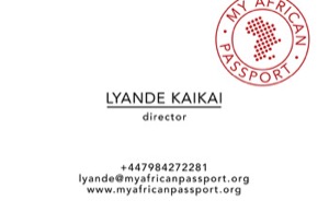 My African Passport Business Card