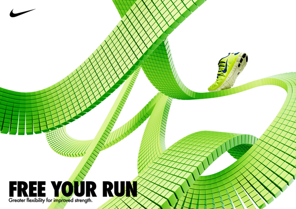 Nike Free Your Run Advertising