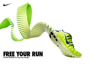 Nike Free Your Run Advertising