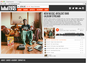Radio King London Website