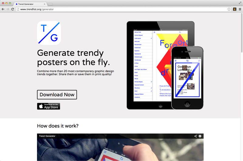 Trend Generator Web