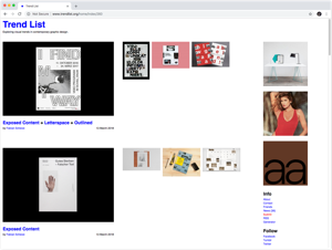 Trendlist Website