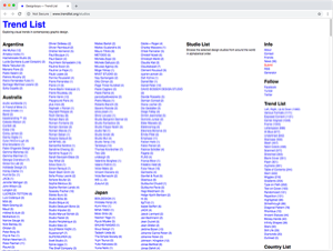 Trendlist Website