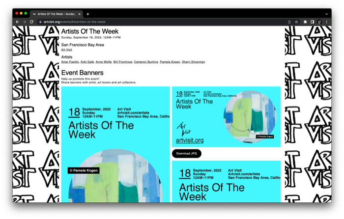 Artvisit Art Visit Website Design 12