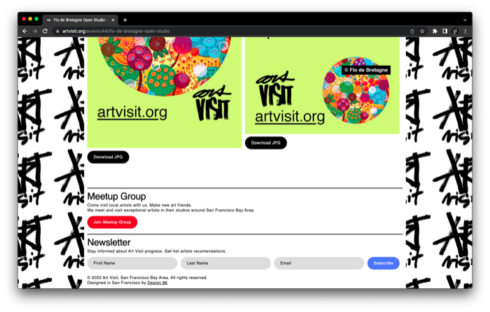 Artvisit Art Visit Website Design 14