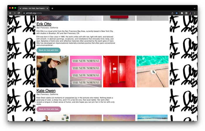Artvisit Art Visit Website Design 16