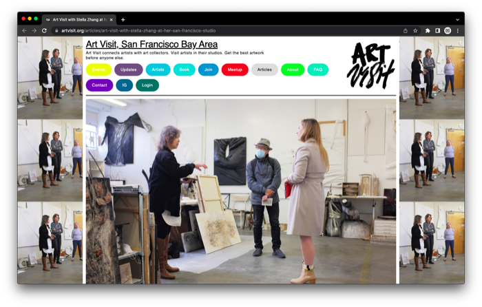 Artvisit Art Visit Website Design 17