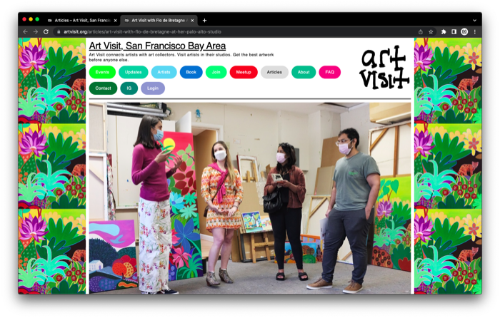 Artvisit Art Visit Website Design 18