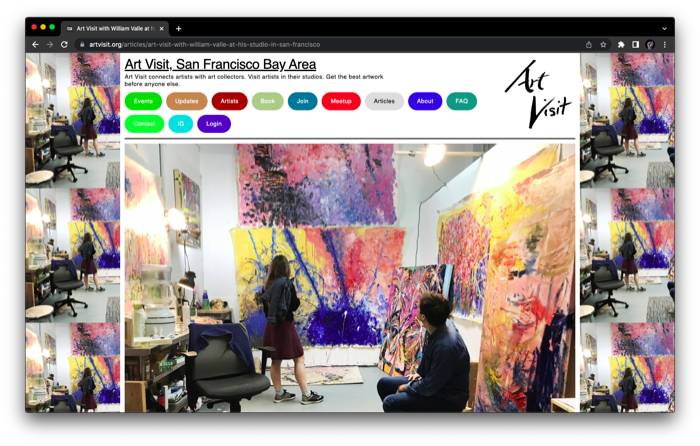 Artvisit Art Visit Website Design 9