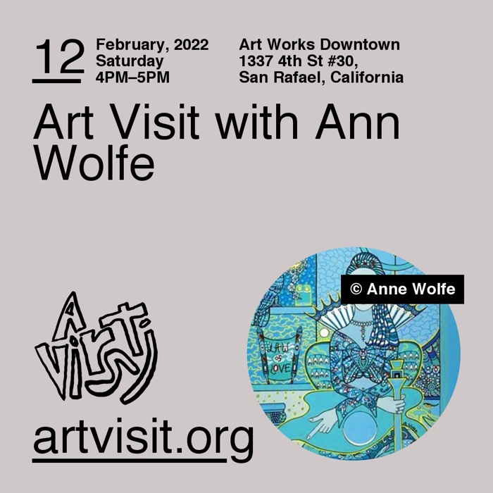 Artvisit Art Visit With Ann Wolfe Art Visit 20220331 150040 Square